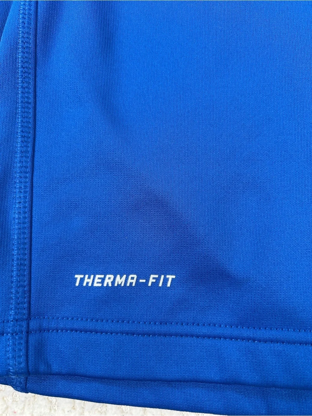 Nike Therma-FIT Fleece 1/4 Zip Pullover Men’s S Royal Blue Training Y2K Sporty